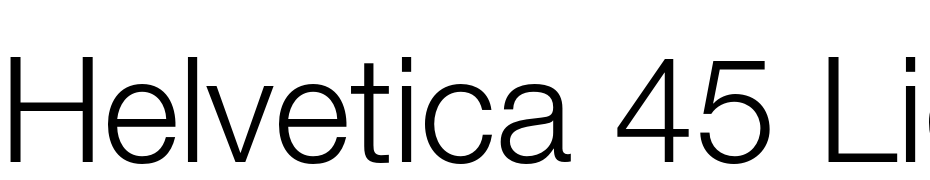 Helvetica 45 Light Yazı tipi ücretsiz indir